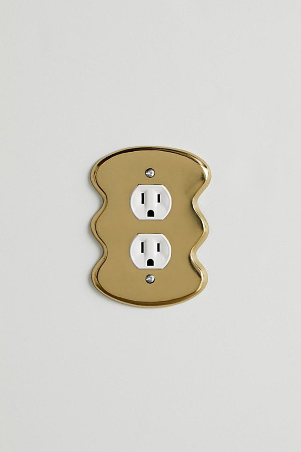 Maura Light Switch Cover in Gold at Urban Outfitters